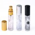 MUB Wholesale 10ml printed leaf printed glass perfume bottle with logo sub-bottle portable sample