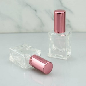 MUB Spot wholesale 10ml perfume bottle high-grade flat square glass perfume spray bottle