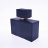 High Quality 50ml Square Matte Black Crimp Glass Perfume Bottle