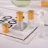 MUB Empty 3ml Glass Attar Bottle Mini Octangle Roller Glass Bottle Clear Balm Glass Bottle for Essential Oil 