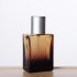 MUB Flat Square Gradient Amber 30ml Crimp Perfume Glass Bottle Quality Thick Square Easy Crimpless Parfum Bottle