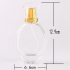 New hot-selling portable crystal transparent refillable glass perfume bottle spray empty and nebulizer can fill bottle 50 ml