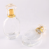 New hot-selling portable crystal transparent refillable glass perfume bottle spray empty and nebulizer can fill bottle 50 ml