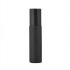 MUB Empty Thin Tube 5ml 10ml matte black roller glass bottles frosted black roll on bottle with stainless metal roller ball