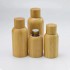 New Design 10ml 20ml 30ml 50ml 100ml Bamboo Shell Glass Inner Essential Oil With Plug