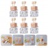 MUB Square Auto Fragrance Diffuser Glass Bottle 10ml Car Clip Perfume Bottle Essential Oil Air Freshener Bottle