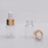 MUB - 5ml Portable Mini Transparent Glass Dropper Bottle For Essential Oil Sample Vials Refillable Perfume Bottles Travel Case