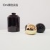 MUB Empty Cylinder Round 30ml Crimp Perfume Glass Bottle Luxury Black Clamp Perfume Bottle