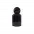 MUB Empty Cylinder Round 30ml Crimp Perfume Glass Bottle Luxury Black Clamp Perfume Bottle