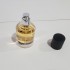 MUB Empty Cylinder Round 30ml Crimp Perfume Glass Bottle Luxury Black Clamp Perfume Bottle