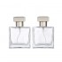 MUB hot sale 25ml square perfume bottle glass perfume bottle