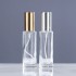 MUB 30ml 50ml Round Cylinder Shape Glass Perfume Bottle Empty Refillable Perfume Atomizer Bottle With Aluminum Sprayer Pump