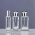 MUB Empty 50ml Clear Square Bottle Pump Spray Crimp Bottle Perfume Glass Bottle