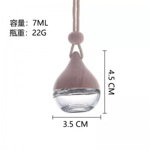 MUB New Design Spot 5ml Wholesale Glass Perfume with Rope Hanging Car Pendant