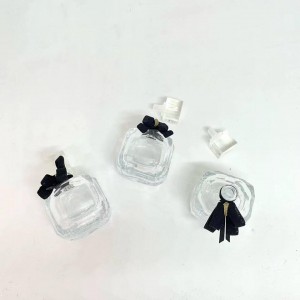 MUB Factory wholesale perfume bottle Q version reverse Paris sample 7ml trial empty bottle glass bottle