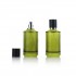 MUB Empty Oliver Green Thick Cylinder 100ml Crimp Glass Perfume Bottle Round Easy Crimpless Parfum Bottle