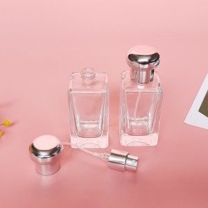 MUB Empty Square 30ml Refillable Glass Perfume Bottle