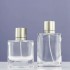 MUB Empty 100ml Thick Square Crimp Bottle Pump Spray Bottle Perfume Glass Bottle