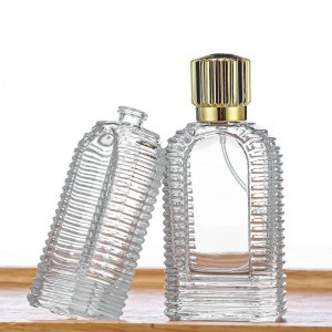 MUB Manufacturers supply high-grade 60ml thick bottom vertical bar bayonet mouth perfume spray bottle