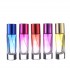 MUB Empty 30ml Round Shape Gradient Color Glass Refillable Perfume Bottle UV Plastic Lid Perfume Bottle