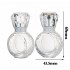 MUB New Design Mini 10ml Round Glass Stick Bottle for Balm Essential Oil Leakproof Stainless Steel Press Roller Glass Bottle