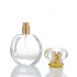 MUB Empty 50ml Oblate Bottles Pump Spray Bottles Perfume Glass Bottle with Acrylic Cover