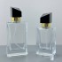 MUB Empty Square 50ml Refillable Glass Perfume Bottle with Crimp caps In High Quality