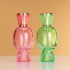 New design creative 100ml pink green glass perfume bottle Color coating Crimp glass bottle Fragrance bottle