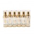 MUB 30ml Round Glass Perfume Bottle Gold Color Luxury Empty Refillable Perfume Bottle With Aluminum Atomizer and Cap