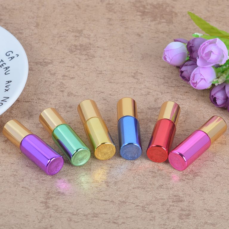 colorful essential oil bottle